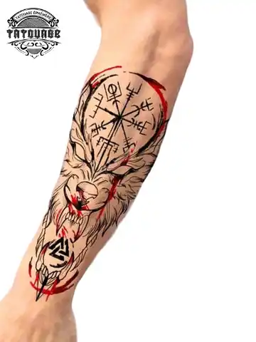 tatouage ephemere bras nordique photo Tatouage éphémère bras nordique