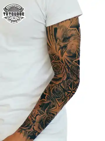 tatouage ephemere bras oiseau photo Tatouage éphémère bras oiseau