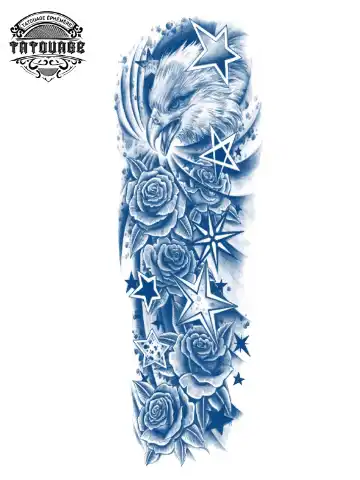 tatouage ephemere bras oiseau Tatouage éphémère bras oiseau