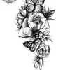 tatouage ephemere bras papillon Tatouage éphémère bras papillon