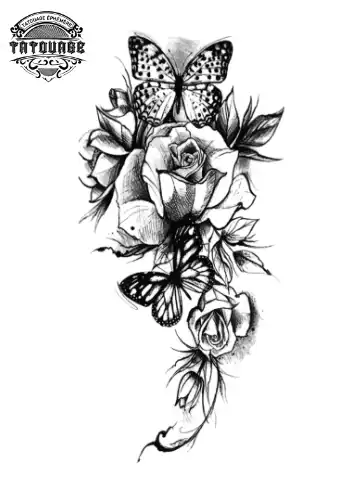 tatouage ephemere bras papillon Tatouage éphémère bras papillon