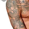 tatouage ephemere bras pec photo Tatouage éphémère bras pec