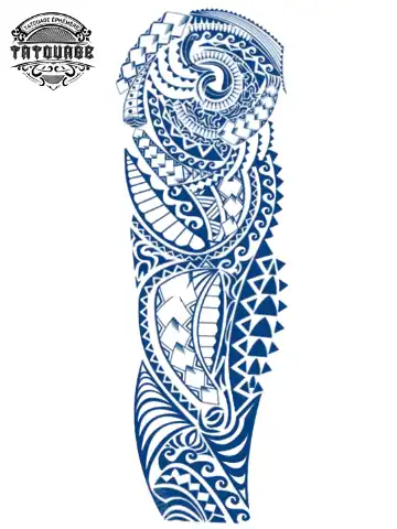 tatouage ephemere bras polyne?sien Tatouage éphémère bras polynésien