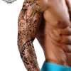 tatouage ephemere bras rose homme photo Tatouage éphémère bras rose homme