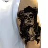 tatouage ephemere bras santa muerte photo Tatouage éphémère bras santa muerte