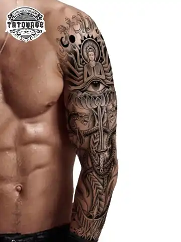 tatouage ephemere bras serpent photo Tatouage éphémère bras serpent