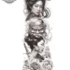 tatouage ephemere bras style japonais Tatouage éphémère bras style japonais