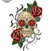 tatouage ephemere bras te?te de mort mexicaine Tatouage éphémère bras tête de mort mexicaine