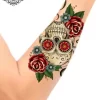 tatouage ephemere bras te?te de mort mexicaine photo Tatouage éphémère bras tête de mort mexicaine