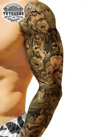 tatouage ephemere bras tigre photo Tatouage éphémère bras tigre