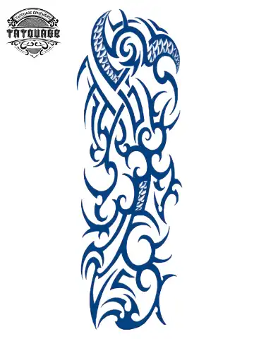 tatouage ephemere bras tribal Tatouage éphémère bras tribal