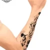 tatouage ephemere bras vague photo Tatouage éphémère bras vague