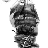 tatouage ephemere bras voyage Tatouage éphémère bras voyage