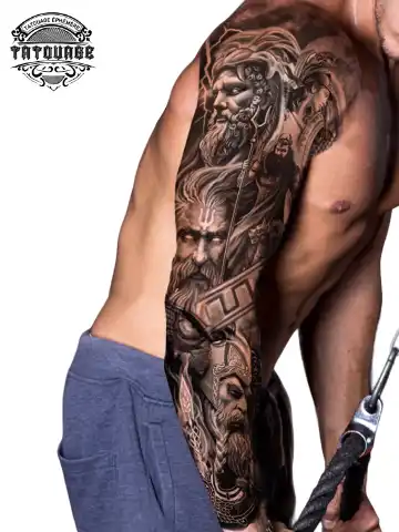 tatouage ephemere bras zeus photo Tatouage éphémère bras zeus