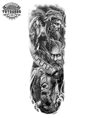 tatouage ephemere bras zeus Tatouage éphémère bras zeus