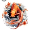 tatouage ephemere carpe koi epaule Tatouage éphémère carpe koi épaule