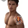 tatouage ephemere carpe koi epaule photo Tatouage éphémère carpe koi épaule