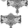 tatouage ephemere cheville arabesque Tatouage éphémère cheville arabesque