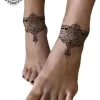 tatouage ephemere cheville arabesque photo Tatouage éphémère cheville arabesque