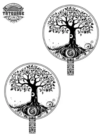 tatouage ephemere cheville arbre de vie Tatouage éphémère cheville arbre de vie