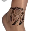 tatouage ephemere cheville attrape reve photo Tatouage éphémère cheville attrape rêve