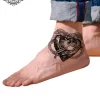 tatouage ephemere cheville avec coeur photo Tatouage éphémère cheville avec coeur