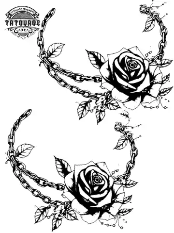 Tatouage éphémère cheville bracelet femme