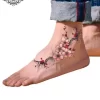 tatouage ephemere cheville branche photo Tatouage éphémère cheville branche