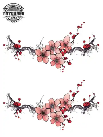 tatouage ephemere cheville branche Tatouage éphémère cheville branche