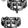 tatouage ephemere cheville croix Tatouage éphémère cheville croix