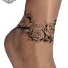 tatouage ephemere cheville femme fleur photo Tatouage éphémère cheville femme fleur