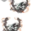 tatouage ephemere cheville femme vague Tatouage éphémère cheville femme vague