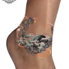tatouage ephemere cheville femme vague photo Tatouage éphémère cheville femme vague