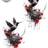 tatouage ephemere cheville hirondelle Tatouage éphémère cheville hirondelle