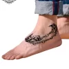 tatouage ephemere cheville homme moto photo Tatouage éphémère cheville homme moto