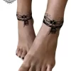 tatouage ephemere cheville libellule photo Tatouage éphémère cheville libellule