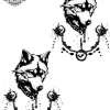 tatouage ephemere cheville loup Tatouage éphémère cheville loup