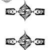 tatouage ephemere cheville minimaliste Tatouage éphémère cheville minimaliste
