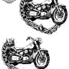 tatouage ephemere cheville moto Tatouage éphémère cheville moto