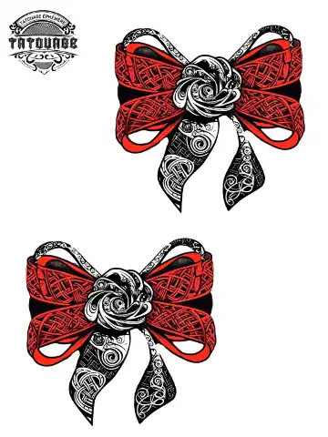 tatouage ephemere cheville noeud Tatouage éphémère cheville noeud