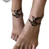 tatouage ephemere cheville oiseau photo Tatouage éphémère cheville oiseau