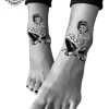 tatouage ephemere cheville pin up photo Tatouage éphémère cheville pin up
