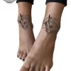tatouage ephemere cheville renard photo Tatouage éphémère cheville renard