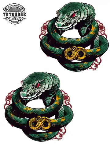tatouage ephemere cheville serpent Tatouage éphémère cheville serpent