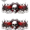 tatouage ephemere cheville tete de mort Tatouage éphémère cheville tête de mort