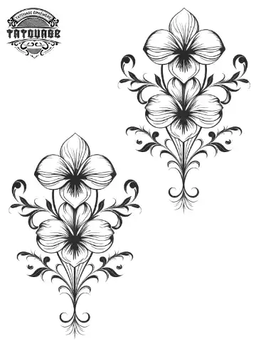 tatouage ephemere cheville trefle 4 feuilles Tatouage éphémère cheville trèfle 4 feuilles