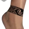 tatouage ephemere cheville tribal photo Tatouage éphémère cheville tribal