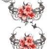 tatouage ephemere cheville vintage Tatouage éphémère cheville vintage