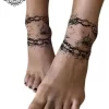 tatouage ephemere cheville voyage photo Tatouage éphémère cheville voyage