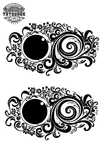 tatouage ephemere cheville ying yang Tatouage éphémère cheville ying yang